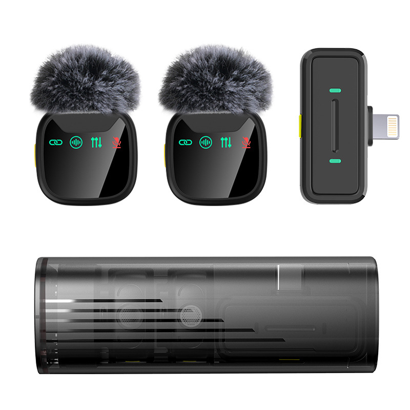 H26 Lavalier mikrofon élő közvetítéshez, Omnidirekcionális, 20Hz-20kHz, SNR ≥60dB, beépített akkumulátor, Bluetooth 5.3, üzemidő 3–6 óra