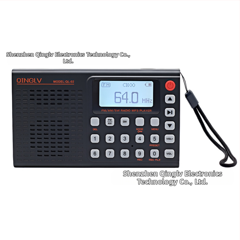 Bluetooth радиоприемник с пълен диапазон FM/AM/SW, запис, показване на текстове, MP3 поддръжка