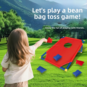 Комплект за хвърляне на пясъчни торбички с вътрешна стойка (пластмасов, за деца 0–3 г.)