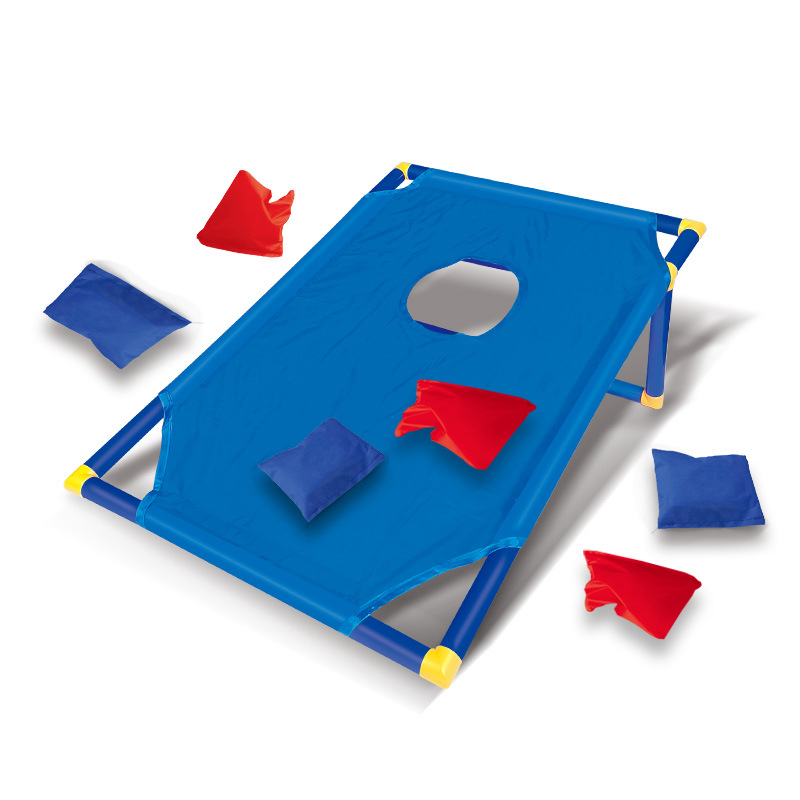 Комплект за хвърляне на пясъчни торбички с вътрешна стойка (пластмасов, за деца 0–3 г.)