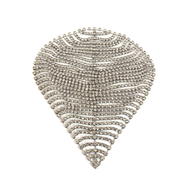 Αξεσουάρ μαλλιών με τεχνητούς κρυστάλλους, ηλεκτροπλατιωμένη επιφάνεια, Αριθμός Προϊόντος 3702, φθινόπωρο 2025, δυνατότητα προσαρμογής