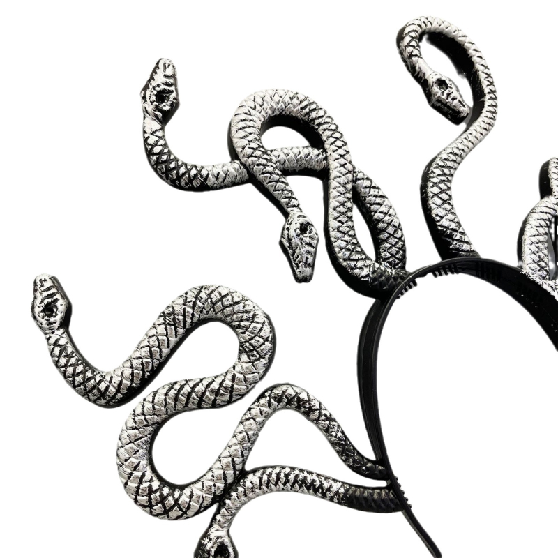 Maska - Meduza inspirirani dodatak za kosu za Halloween cosplay, plastika, stil terora, rekviziti DIY