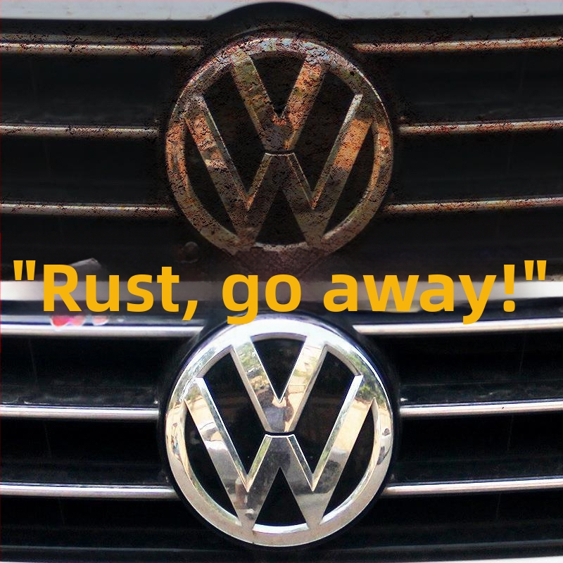 Proizvod za obnavljanje kromiranog logotipa automobila, model fanxinchuxiu, glavne sastojke: organska kiselina, inhibitor korozije, deionizirana voda, prilagodba obrade: Da