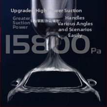 Bežični automobilski usisivač, prijenosni, s usisom 16000 Pa, 5 V, 80 W, punjiv, dvostruka funkcija: usisavanje i puhavanje, model Q518