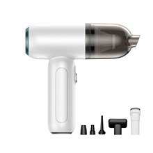 Bežični automobilski usisivač, prijenosni, s usisom 16000 Pa, 5 V, 80 W, punjiv, dvostruka funkcija: usisavanje i puhavanje, model Q518