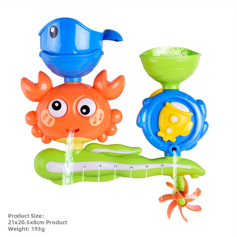 Παιχνίδι μπάνιου με περιστρεφόμενο τροχό νερού – πλαστικό, μοντέλο YB8810, για παιδιά 4–6 ετών