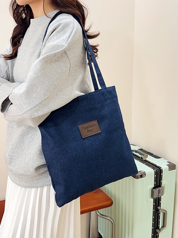 Torba za rame, oblik kofa, od Oxford tkanine, zatvarač, podstava od poliestera, gradski minimalistički stil.