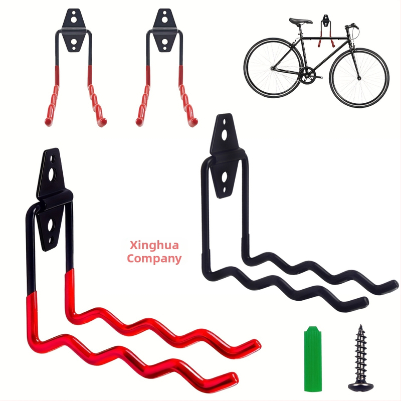Metāla sienas āķis ūdens caurulēm un instrumentu uzglabāšanai, dubultais āķis, mūsdienīgs minimālais stils, slodze virs 30 kg