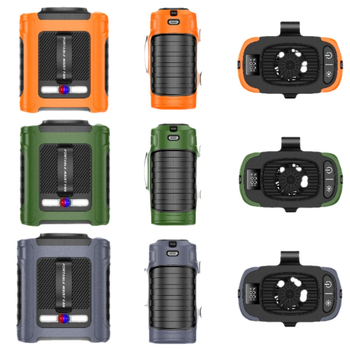 Ανεμιστήρας μέσης με ενσωματωμένη μπαταρία, 5 λεπίδες, κινητήρας brushless, 5 ταχύτητες, LED φακός, Power Bank