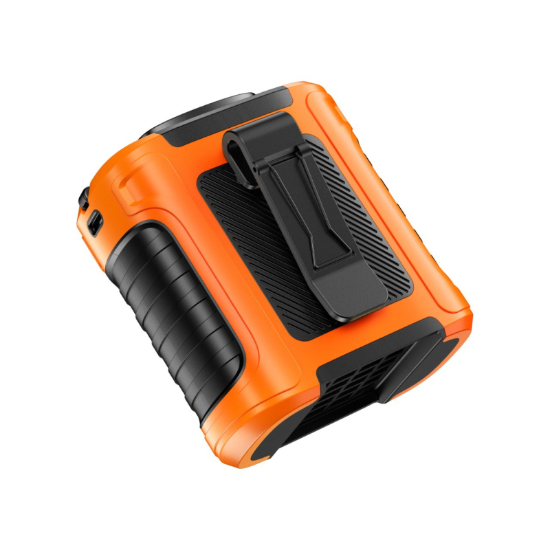 Vidukļa ventilators ar iebūvētu bateriju, 5 lāpstiņas, brushless motors, 5 ātrumi, LED lukturis, Power Bank