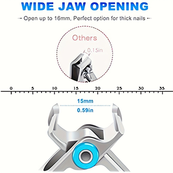 Βαρύς ανθεκτικός κλιπ νυχιών ποδιού για παχιά νύχια – κλιπ για ενσφηνωμένα νύχια, υλικό πλαστικό + ανοξείδωτο ατσάλι, εγχώρια μάρκα