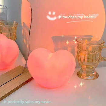 Lampa u obliku latice sa staklenim abažurom, USB napajanje, dekorativno svjetlo za spavaću sobu