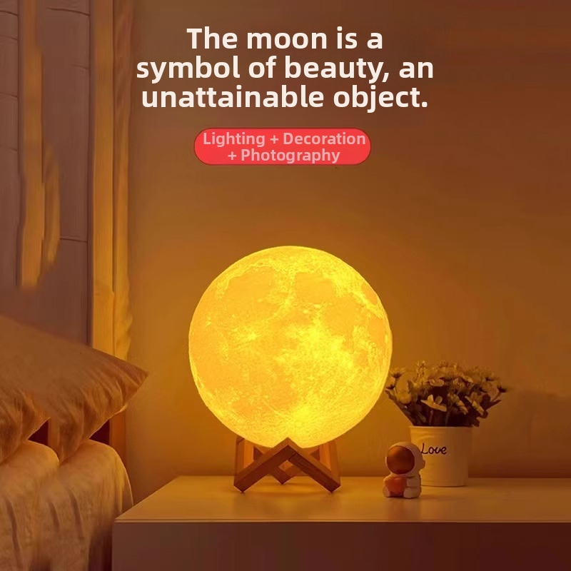 Lampa u obliku latice sa staklenim abažurom, USB napajanje, dekorativno svjetlo za spavaću sobu