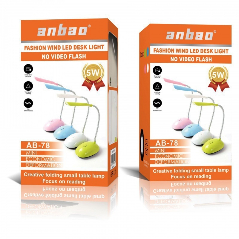 Lampă LED mică pentru carte - lampă de birou pliabilă, alimentare cu baterie, iluminare de bază, abajur din plastic, tensiune până la 36V