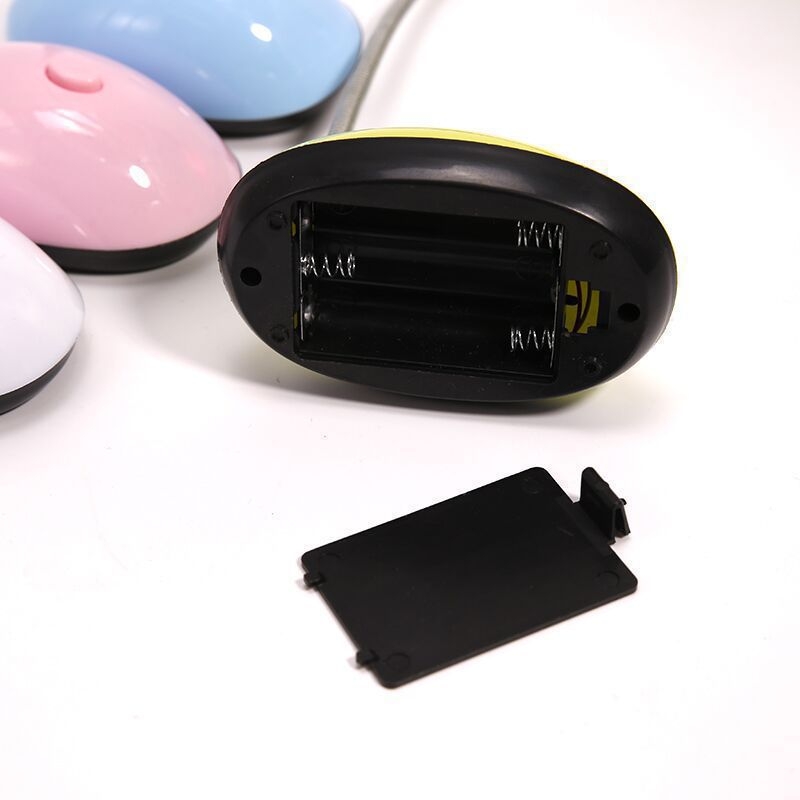 Lampă LED mică pentru carte - lampă de birou pliabilă, alimentare cu baterie, iluminare de bază, abajur din plastic, tensiune până la 36V