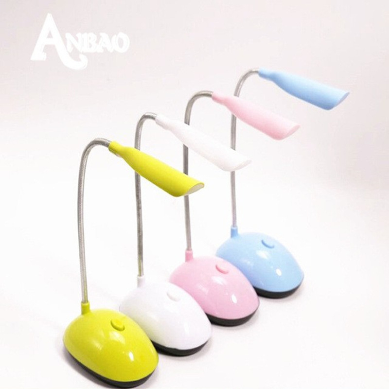 LED Mini Könyvlámpa - Összecsukható Asztali Lámpa, Akkumulátoros Tápellátás, Alap Fény, Műanyag Árnyékoló, Feszültség legfeljebb 36V