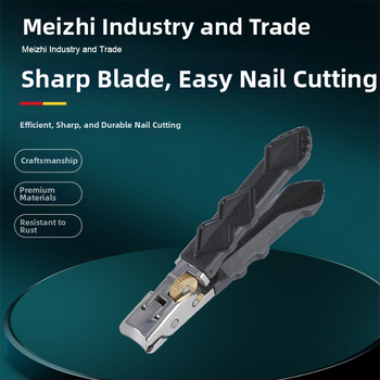 Νυχοκοπτικά από ανοξείδωτο ατσάλι, δύο τεμάχια, άνοιγμα 180°, ευρύ στόμιο, διπλή διαμόρφωση κοπής: κεκλιμένο και ίσιο