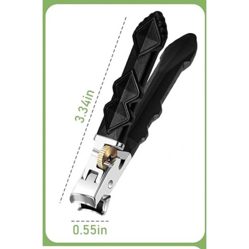 Νυχοκοπτικά από ανοξείδωτο ατσάλι, δύο τεμάχια, άνοιγμα 180°, ευρύ στόμιο, διπλή διαμόρφωση κοπής: κεκλιμένο και ίσιο