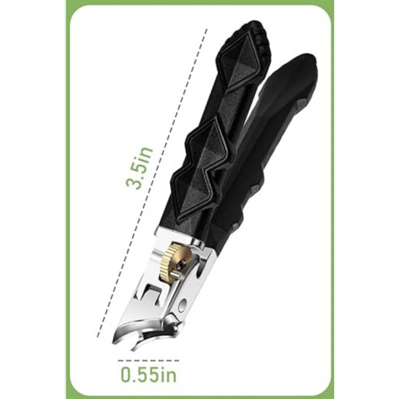 Νυχοκοπτικά από ανοξείδωτο ατσάλι, δύο τεμάχια, άνοιγμα 180°, ευρύ στόμιο, διπλή διαμόρφωση κοπής: κεκλιμένο και ίσιο