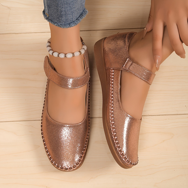 Pantofi dama din velur, vârf rotund, model craniu, talpă TPR, toc înclinat 4–6 cm