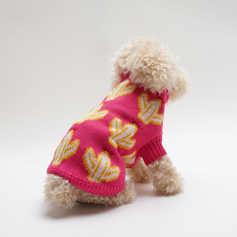 Suņa džemperis, akrila materiāls, britu stilā, adīts dizains, universāla piegrieze