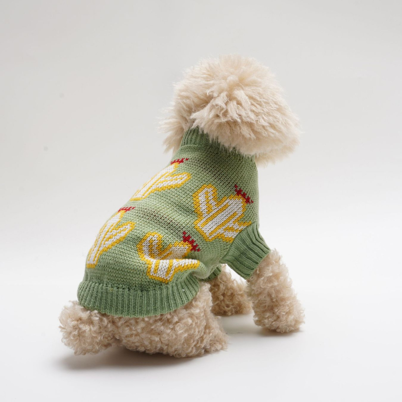 Suņa džemperis, akrila materiāls, britu stilā, adīts dizains, universāla piegrieze