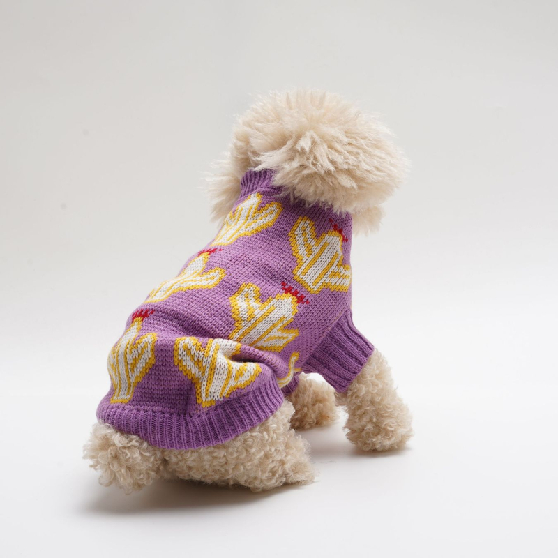Suņa džemperis, akrila materiāls, britu stilā, adīts dizains, universāla piegrieze