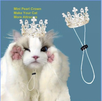 Κορώνα για σκύλους με ρυθμιζόμενο σκοινί, κορώνα από κράμα σε βρετανικό στυλ, κατάλληλη για γάμους, γενέθλια και Ημέρα του Αγίου Βαλεντίνου.