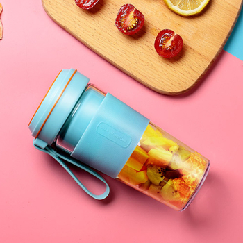 Ασύρματος μίνι αποχυμωτής σε κύπελλο, 50W, τετραπλή λεπίδα, ενσωματωμένη μπαταρία, αυτόματο καθάρισμα, πλαστικό τροφίμου PC