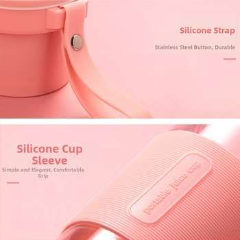 Ασύρματος μίνι αποχυμωτής σε κύπελλο, 50W, τετραπλή λεπίδα, ενσωματωμένη μπαταρία, αυτόματο καθάρισμα, πλαστικό τροφίμου PC