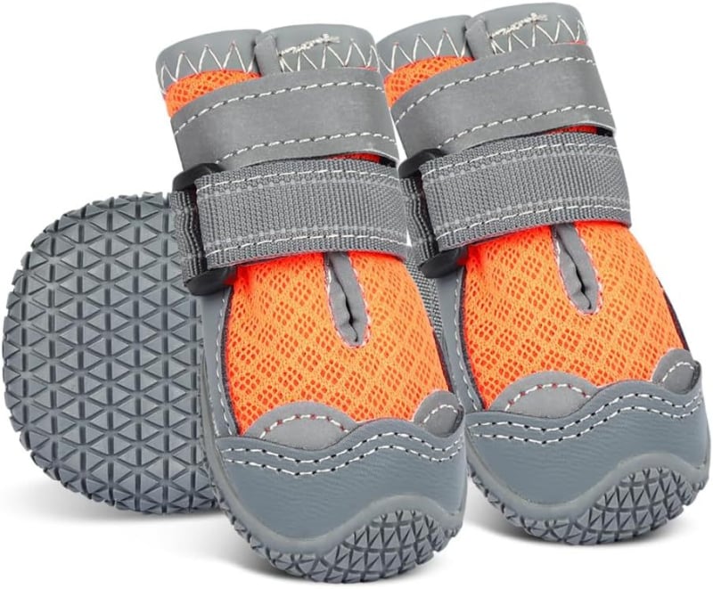 Παπούτσια σκύλου από καουτσούκ, αδιάβροχα, διαπνέοντα, αντιολισθητικά και ανθεκτικά στη φθορά