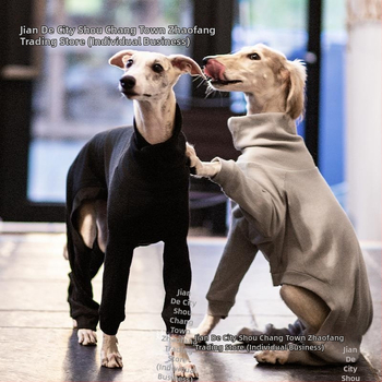 Ρούχα σκύλου για φθινοπωρινό-χειμερινό ζέσταμα, με ψηλό λαιμό, τετράποδη βάση, με επένδυση από βαμβάκι