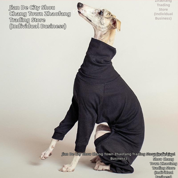 Ρούχα σκύλου για φθινοπωρινό-χειμερινό ζέσταμα, με ψηλό λαιμό, τετράποδη βάση, με επένδυση από βαμβάκι