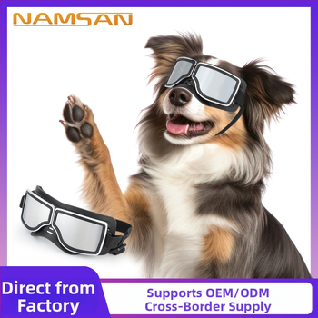 NAMSAN kutya szemüveg, PC+TPU, brit stílus, szélálló és UV-védett
