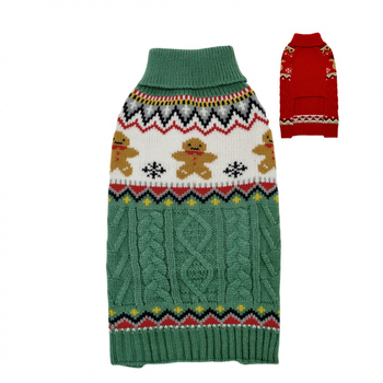 Ρούχο για κατοικίδια: γιλέκο από κοραλλί φλίς με μοτίβο χριστουγεννιάτικου ελάφι, στυλ 2026