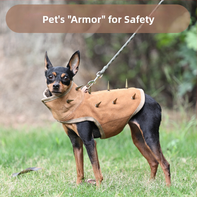 Vonkajšia vesta pre psov – priedušná, štít proti uhryznutiu, ochrana proti trhaniu, nastaviteľná pracka, PD10077, DogLemi