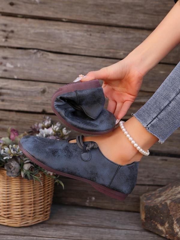 Sieviešu plakano kurpju pāris – samta augšpuse, konopa pītas zole, ikdienas stils, visiem gadalaikiem