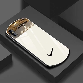 Заден капак за iPhone 12/XR с овално огледало за грим, TPU+PC, боядисан, с възможност за персонализиране