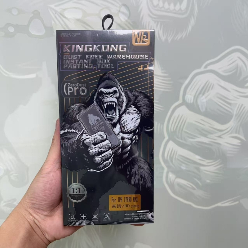 Temperēta stikla priekšējā ekrāna aizsargs iPhone 14 Pro Max – Putekļu izturīgs, Pilns ekrāns, Privātuma aizsardzība, Ātrās uzstādīšanas komplekts