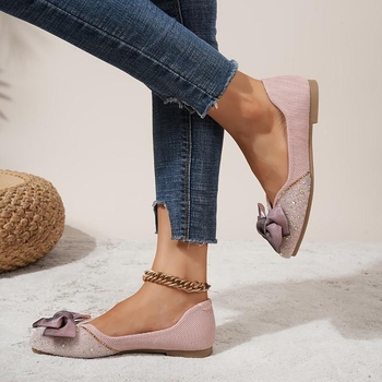 M8407 Sieviešu mūļi – raffijas augšdaļa, svītrainais raksts, vilnas odere, koreģēta graudu āda