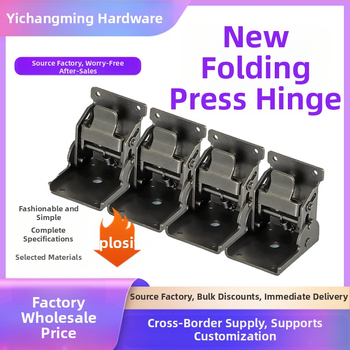 Sklopivi šarnir za spoj nožnog stola od željeza, 90° samouzlakavajući, moderni minimalistički stil (Materijal: Željezo; Obrada: Elektroplakiranje; Tip: Sklopivi šarnir)