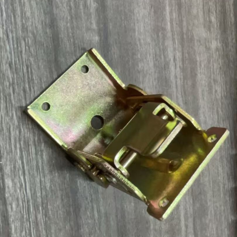 Sklopivi šarnir za spoj nožnog stola od željeza, 90° samouzlakavajući, moderni minimalistički stil (Materijal: Željezo; Obrada: Elektroplakiranje; Tip: Sklopivi šarnir)