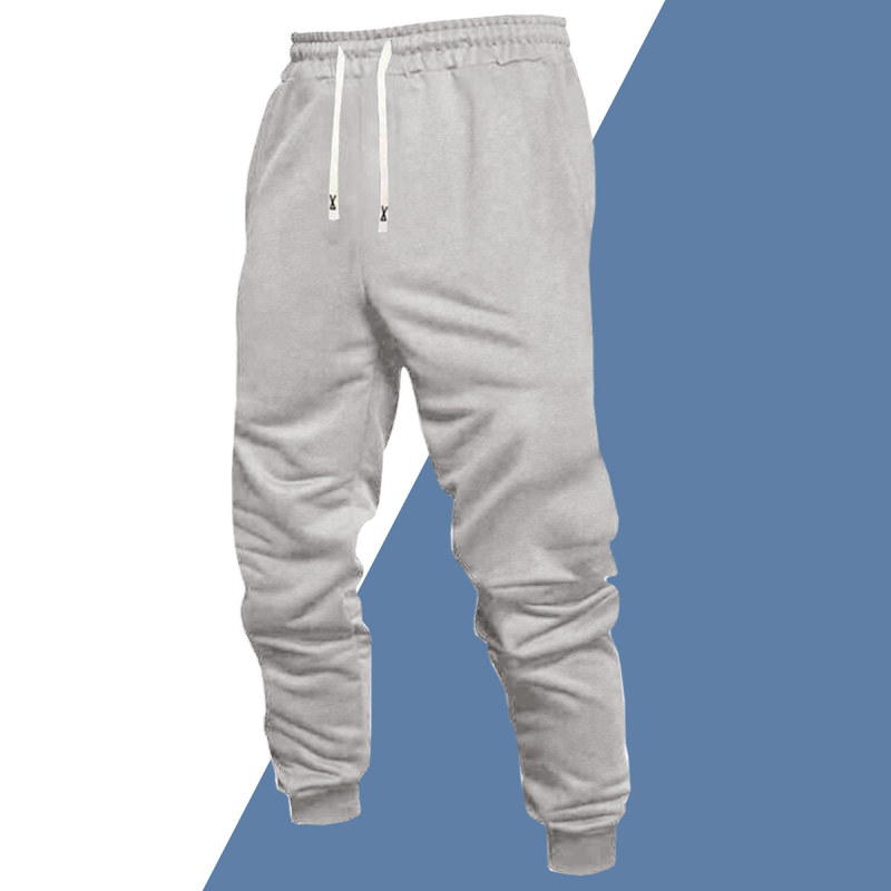 Férfi bokán végződő nadrág, lazán szabott, 9/10 hossz, középső derék, kötőzáras zárás