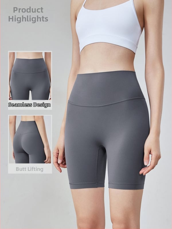 Șorturi de yoga pentru femei, LYCRA, fără mărime, super elastice, 80% nylon / 20% Lycra, lungime trei sferturi, șorturi pentru yoga