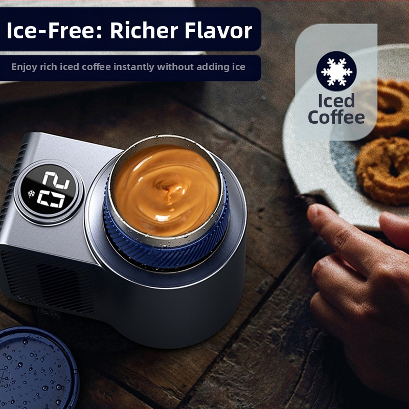 Cooler auto pentru băuturi calde și reci cu afișaj digital — corp din aluminiu, până la 5 L, DC12V, 36W, interval de temperatură 0–60°C