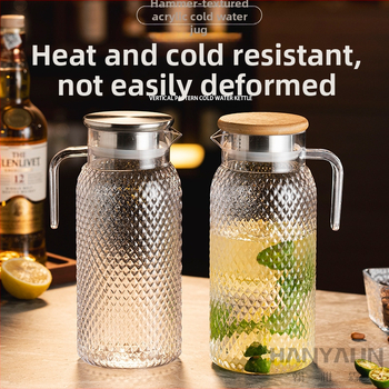 Džbana za studenu vodu, PC materijal, otporna na toplinu, veliki kapacitet, mogućnost otiska logotipa