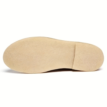 Ανδρικά παπούτσια εξωτερικού casual με παχιά σόλα αύξησης ύψους, κορδωτά, επάνω μέρος Top Layer Cowhide, σόλα Smoke Rubber, στρογγυλό δάχτυλο