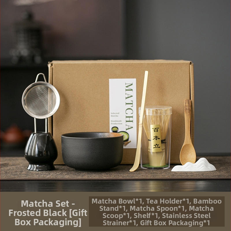 Sedmodijelni bambus set za čajnu ceremoniju u poklon kutiji s logom - Dodaci za ceremoniju čaja, kineski stil