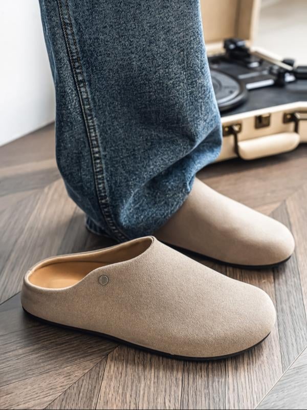 Vīriešu Cap Toe ikdienas Slip-On kurpes, satin velvet augšdaļa, konopju pīta zole, plakana zole