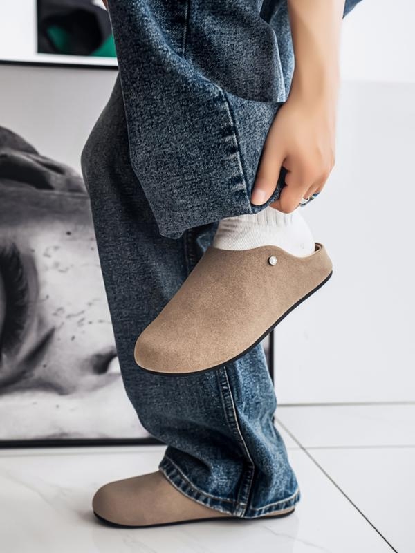 Vīriešu Cap Toe ikdienas Slip-On kurpes, satin velvet augšdaļa, konopju pīta zole, plakana zole